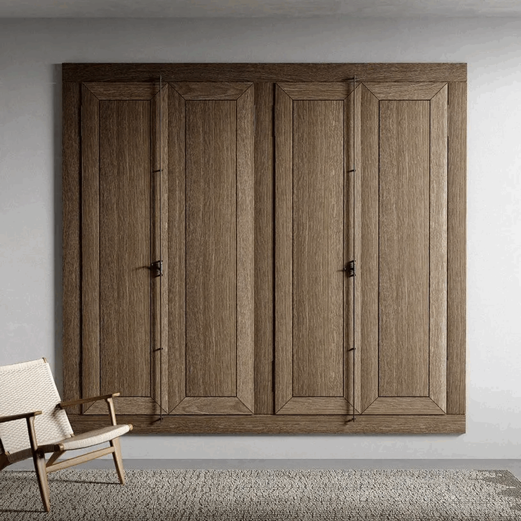P48 Sand Oak Grigio melamine chipboard by Saviola, view 4