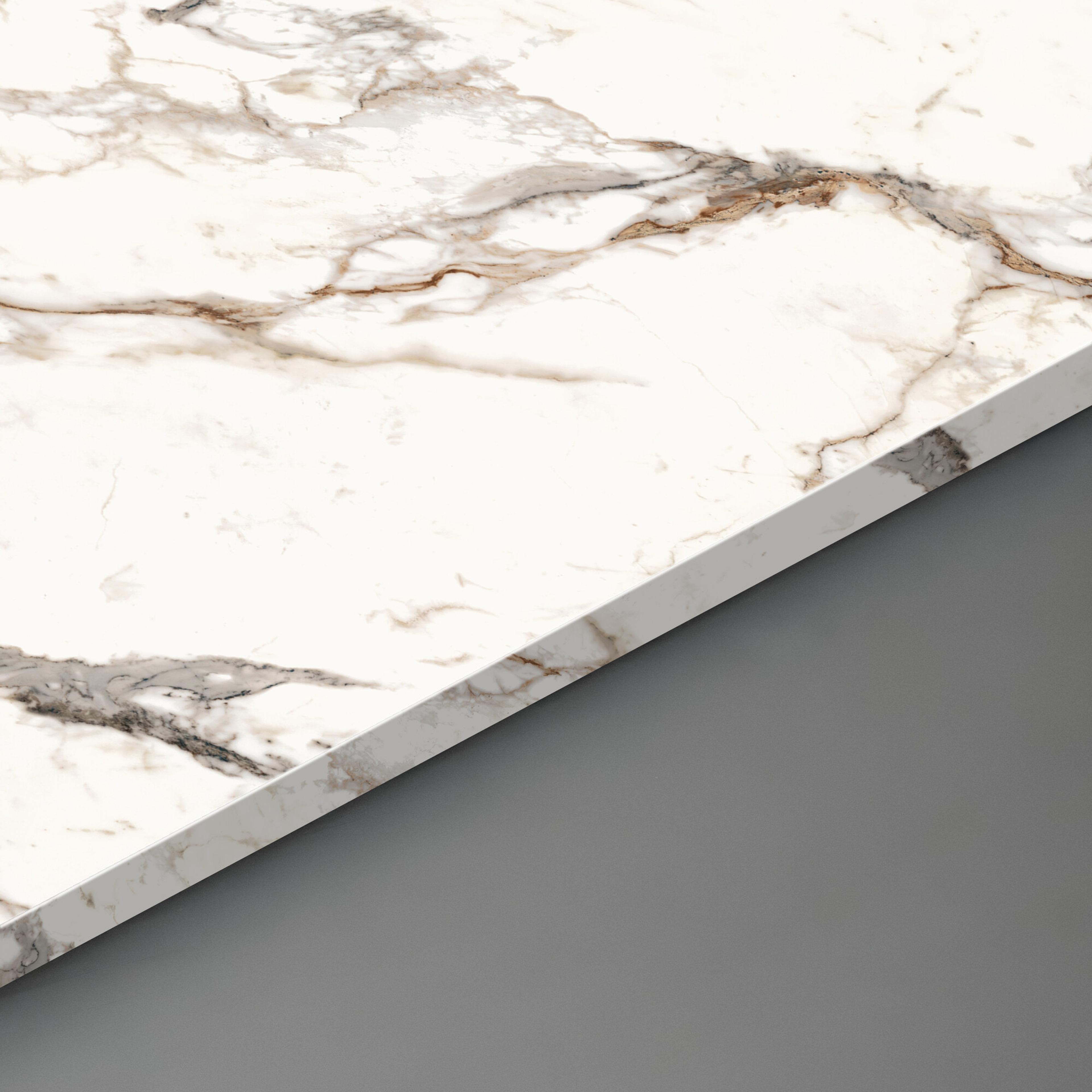 Panel melamine A83 Calacatta Bianco, nga Saviola, pamja 3