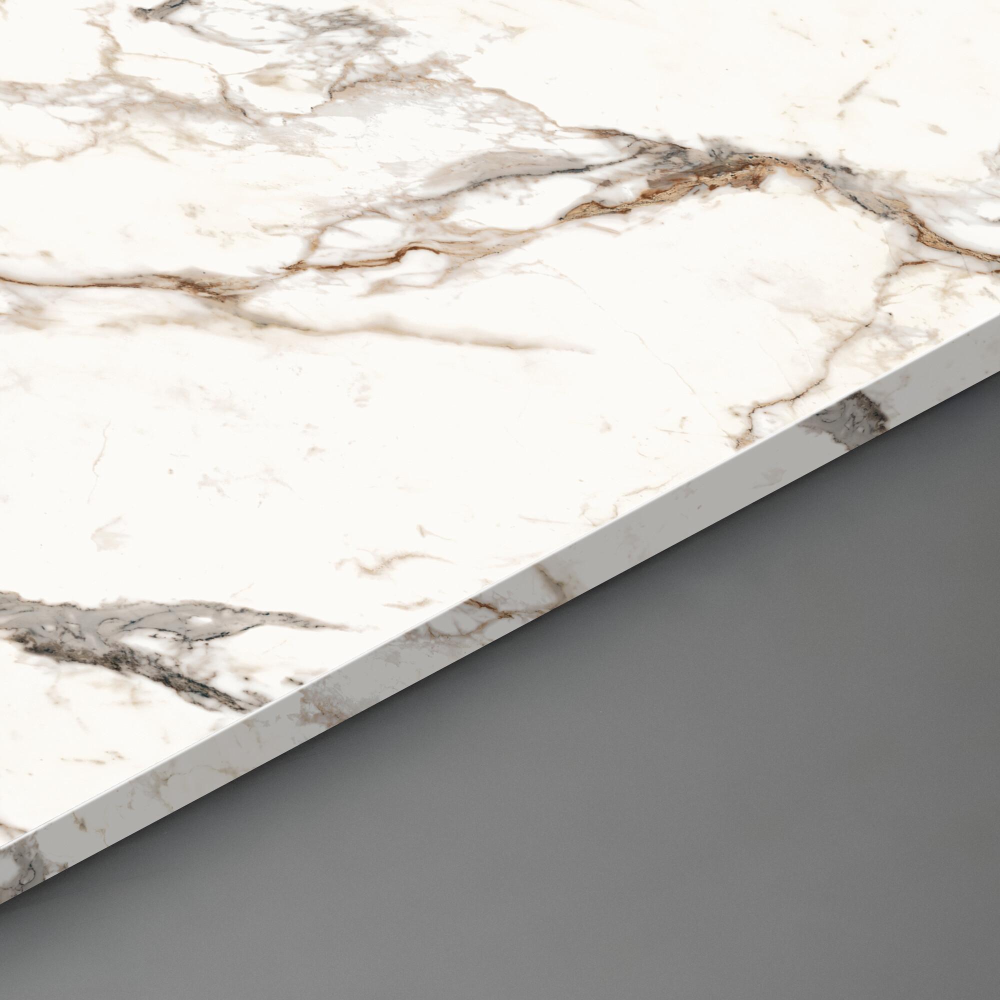 A83 Calacatta Bianco melamine chipboard by Saviola, view 3
