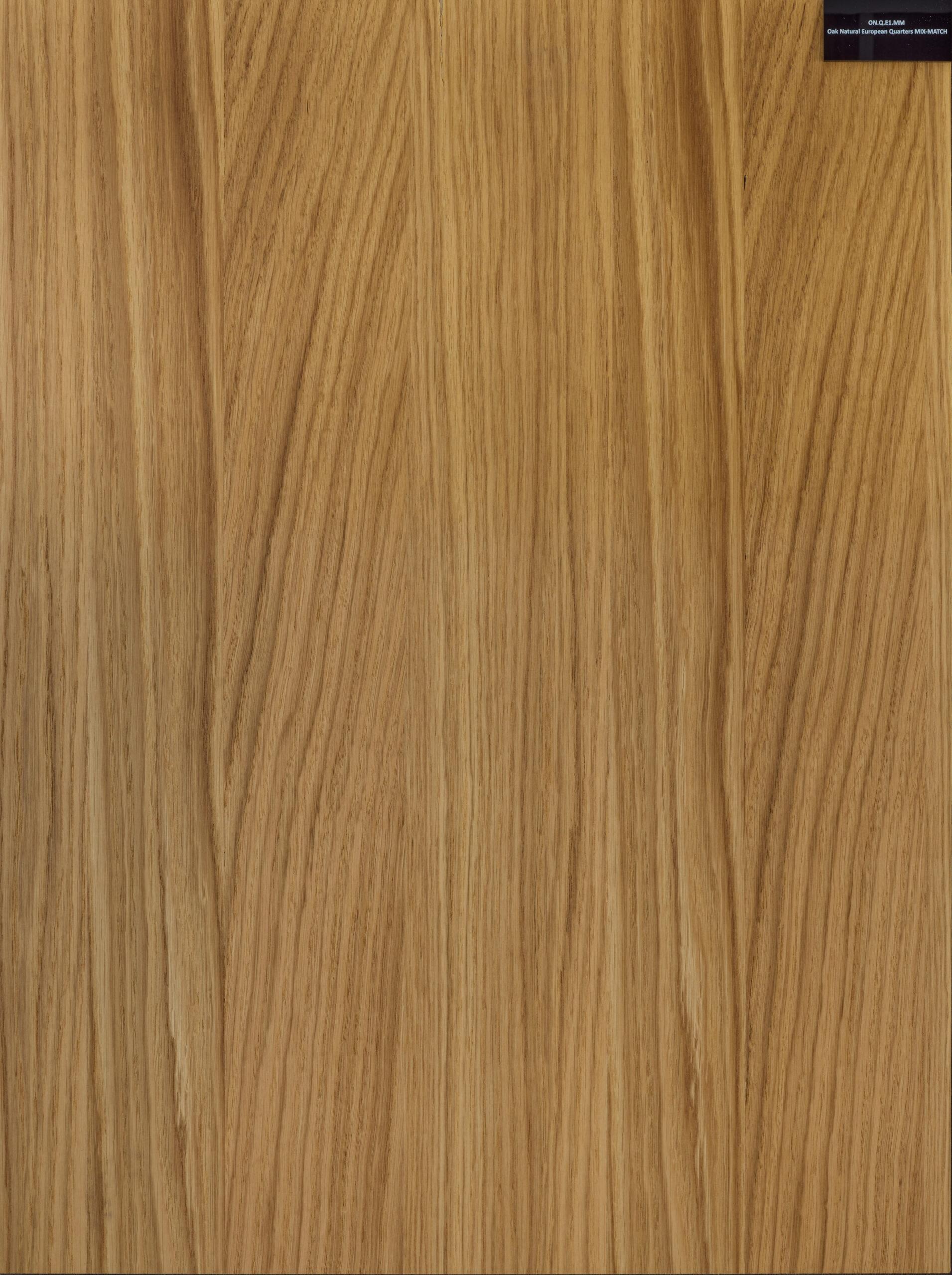 Oak Natural European Crowns Quarters Mix-Match wood veneer, view 2