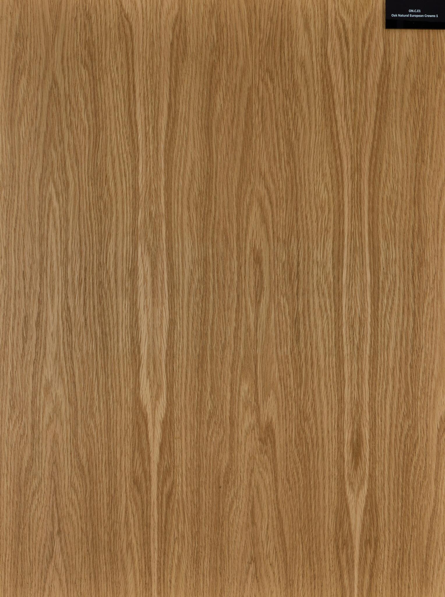 Oak Natural European Crowns 1 wood veneer