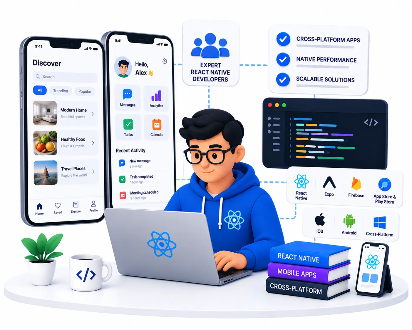Hire Dedicated React Native Developers for Cross-Platform Mobile Apps