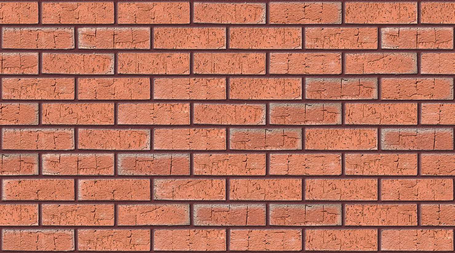 Abbey Red Multi with Brown Red mortar