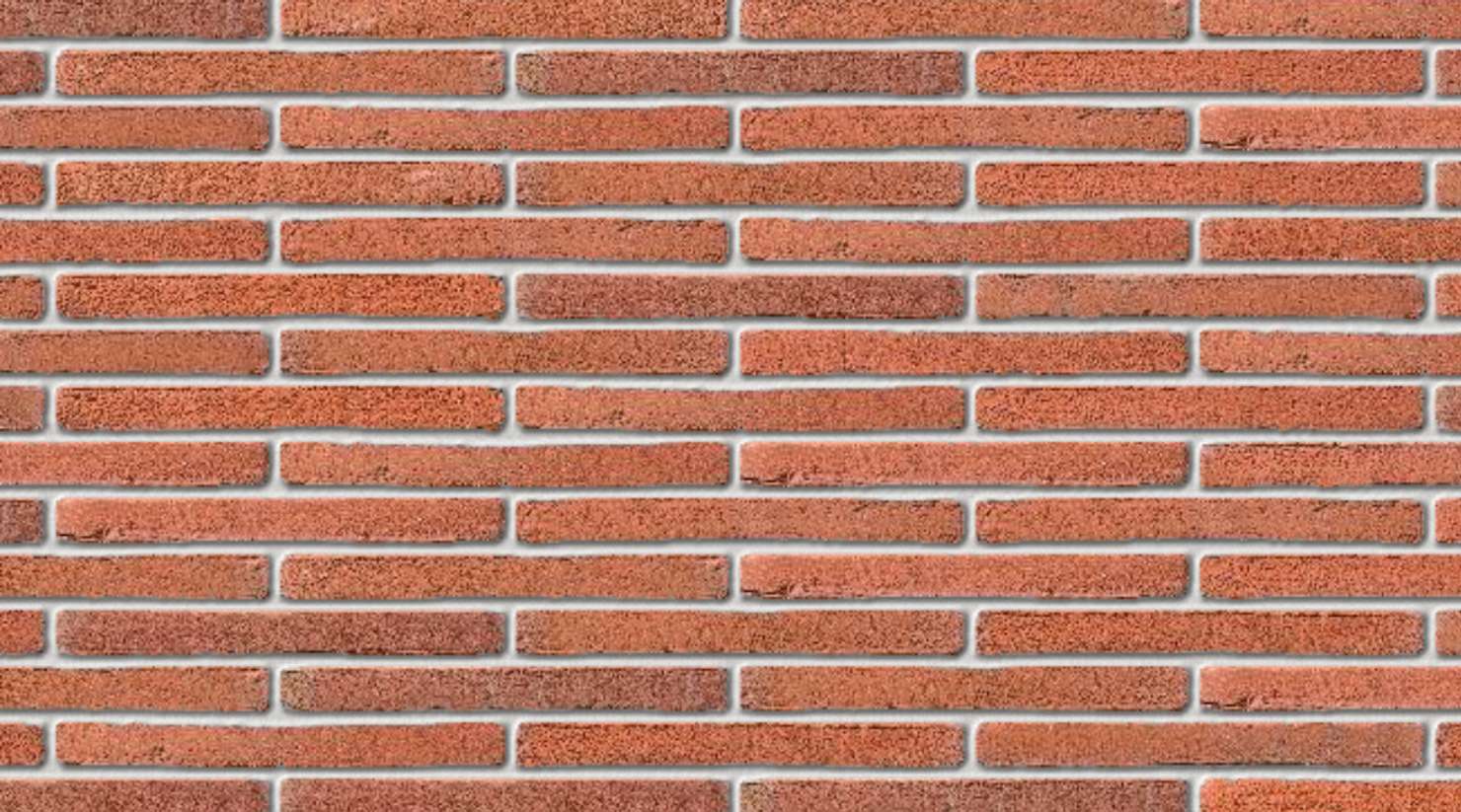 Roman Orange with White mortar