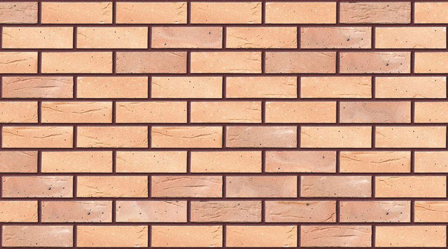 Harborough Buff Multi with Brown Red mortar