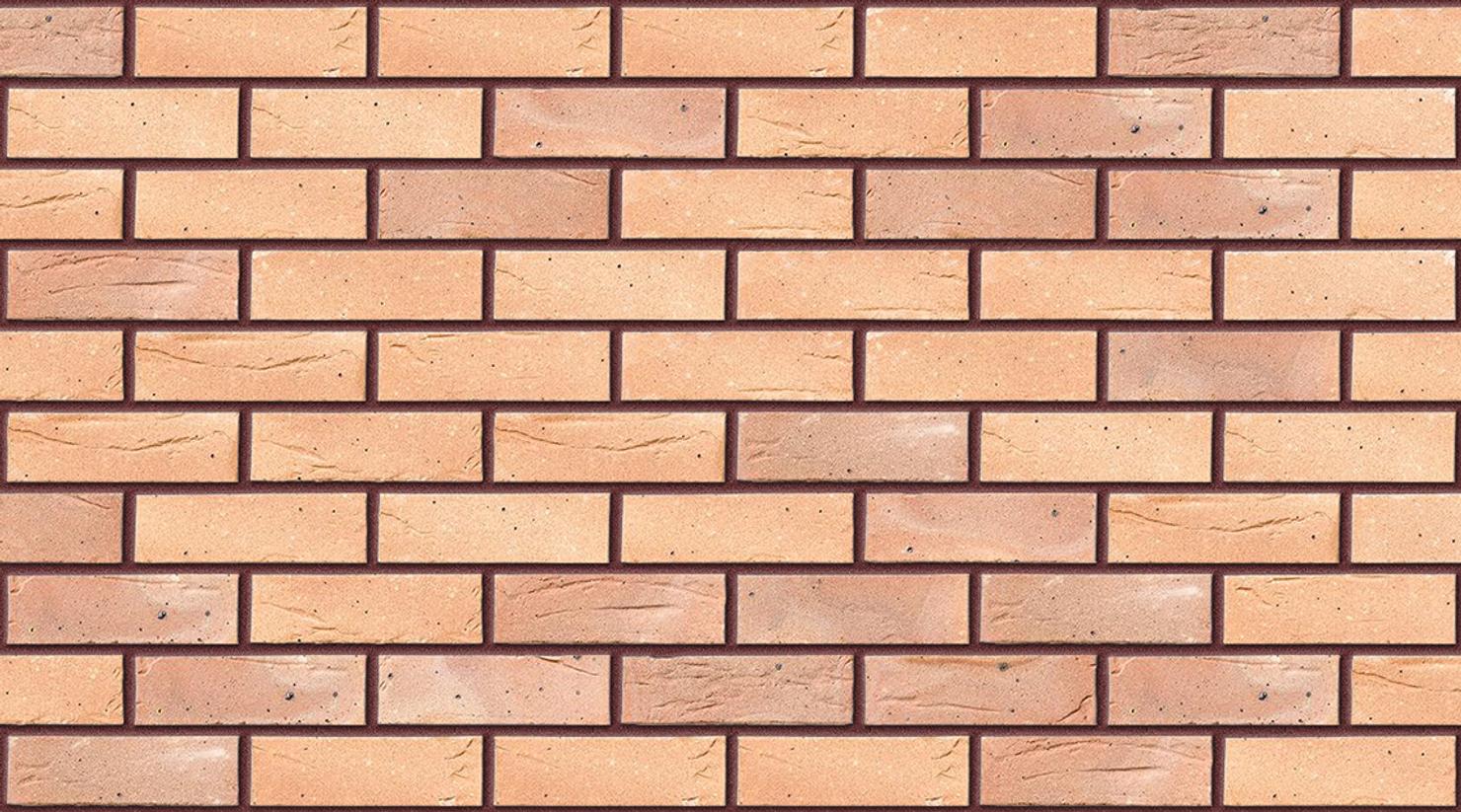 Harborough Buff Multi with Brown Red mortar