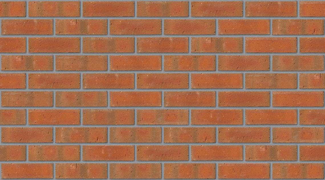 Pembridge Red with Natural mortar