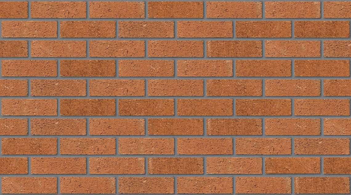 County Red Rustic with Mid Grey mortar