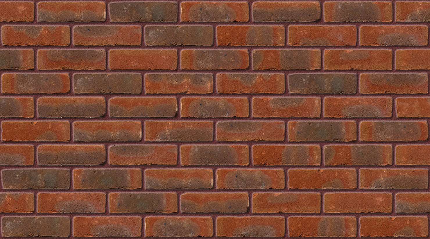 Chartham Red Multi with Brown Red mortar