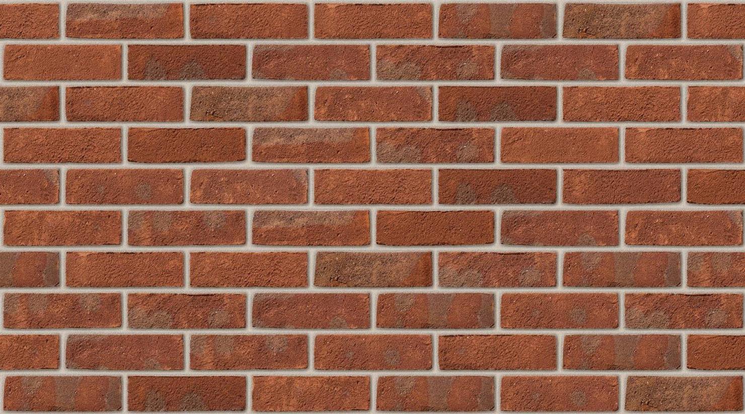 Oakthorpe Red Multi with Ivory mortar