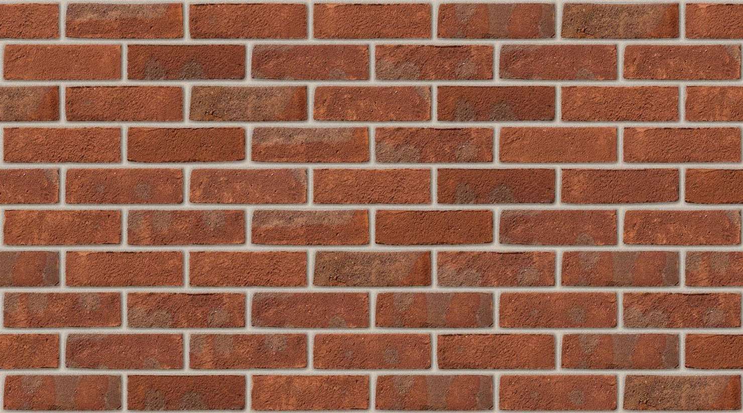 Oakthorpe Red Multi with Ivory mortar