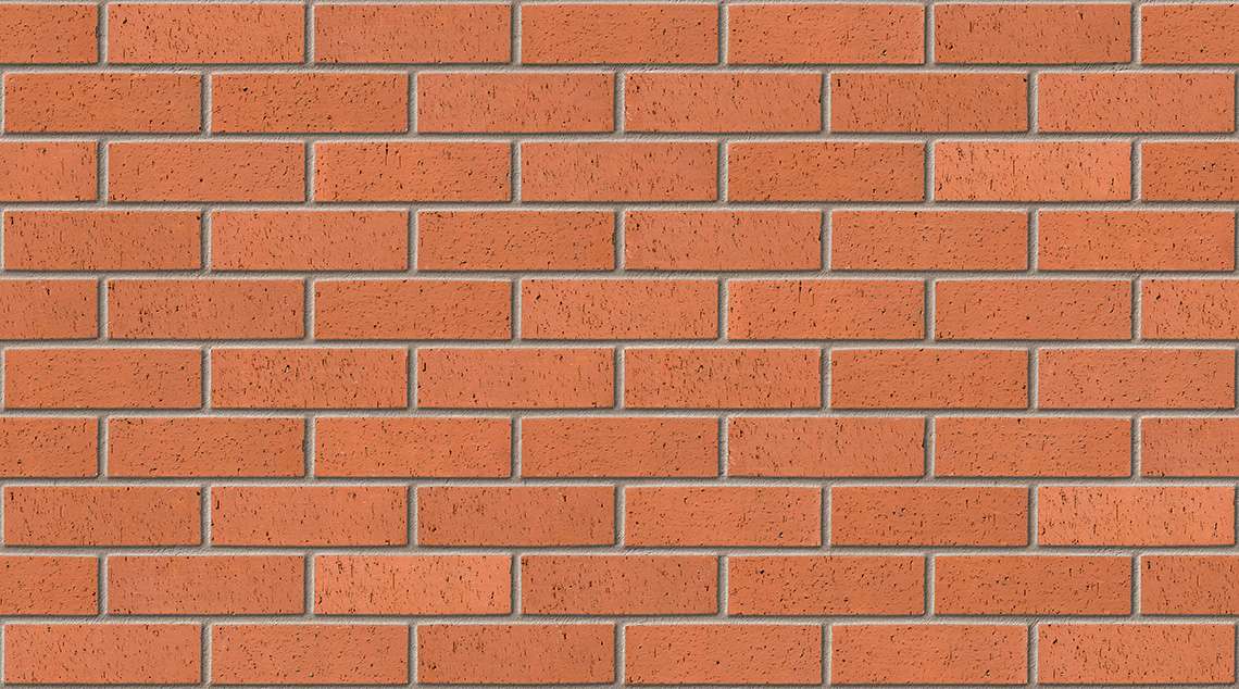 Red Dragface with Natural mortar