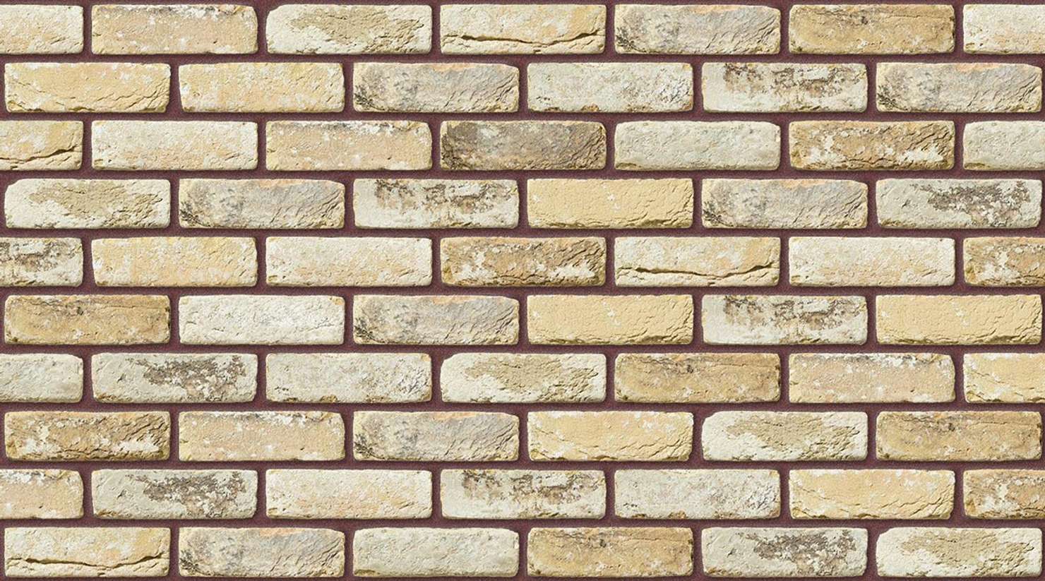 St.Ives Cream Rustica with Brown Red mortar