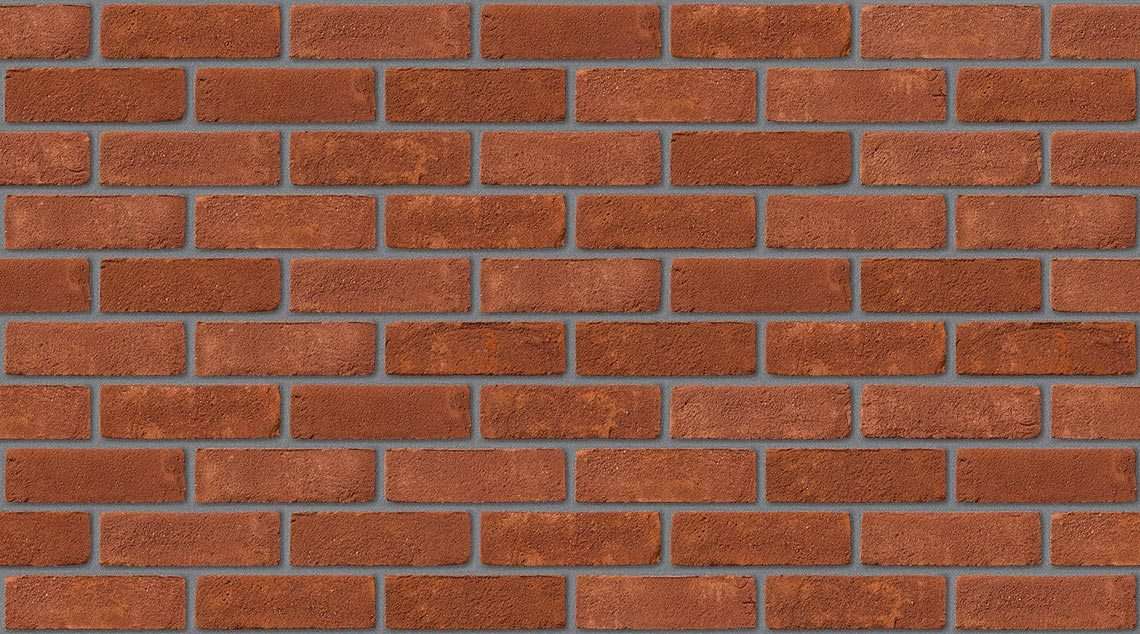 Oakthorpe Red Stock with Mid Grey mortar
