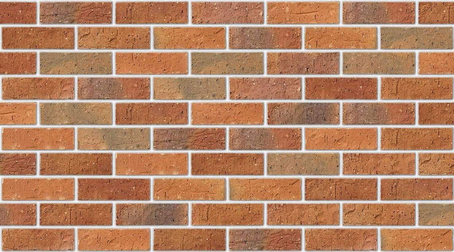 Worcestershire Red Multi with White mortar