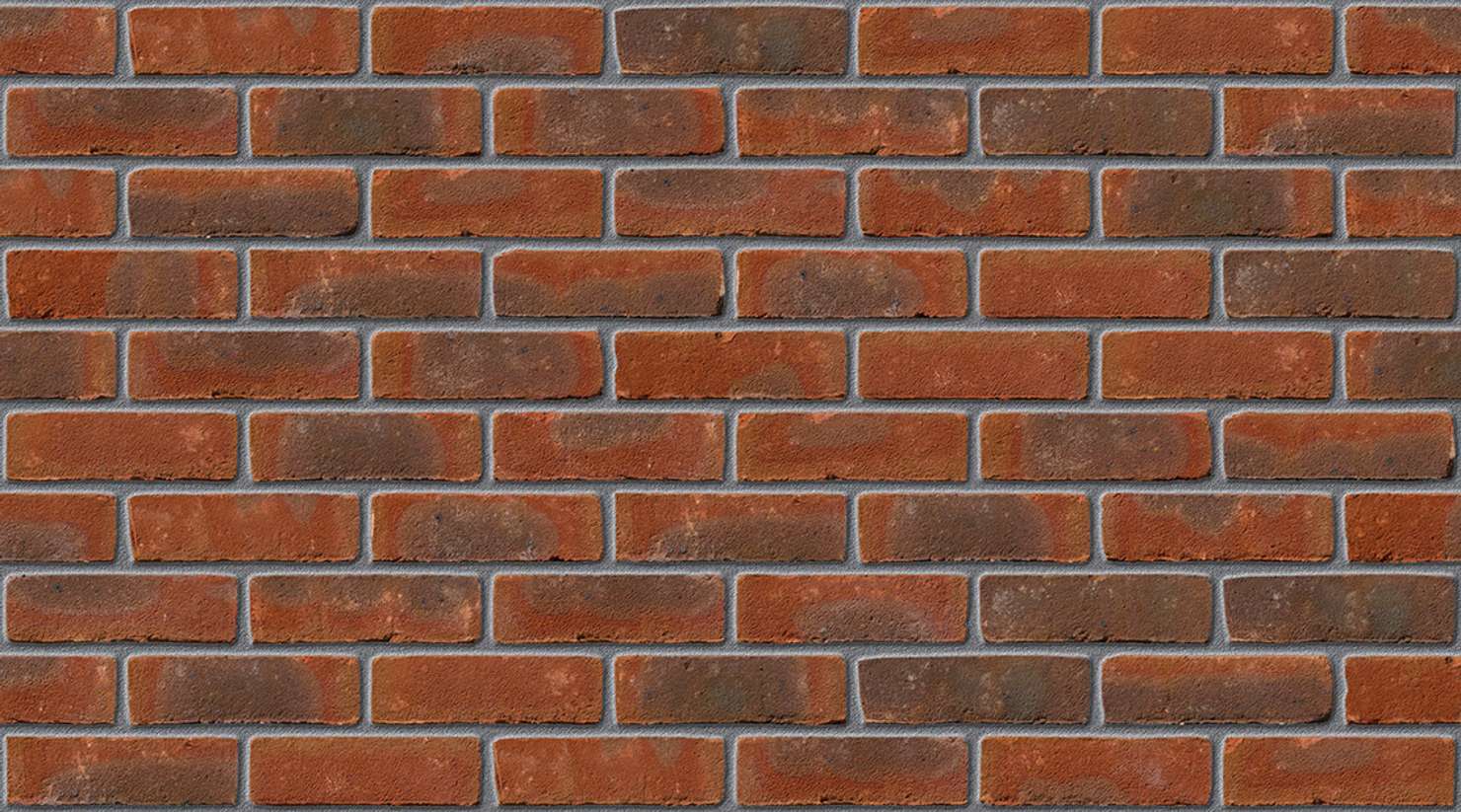 Chartham Red Multi with Mid Grey mortar