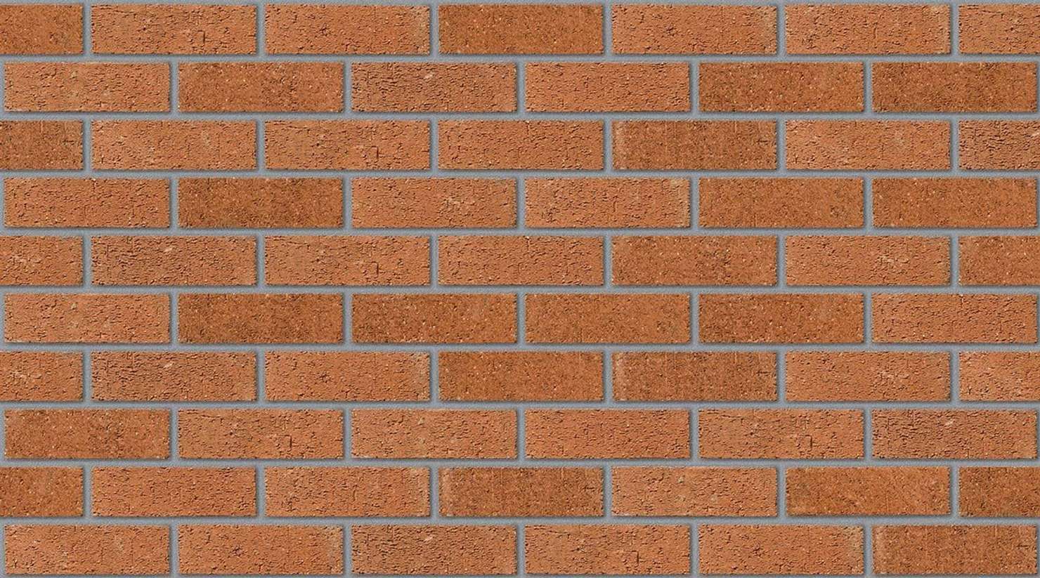 County Red Rustic with Natural mortar