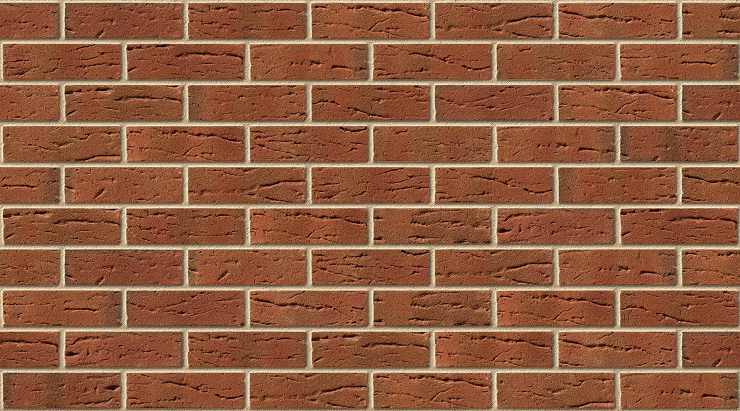 Crimson Red Multi with Buff mortar