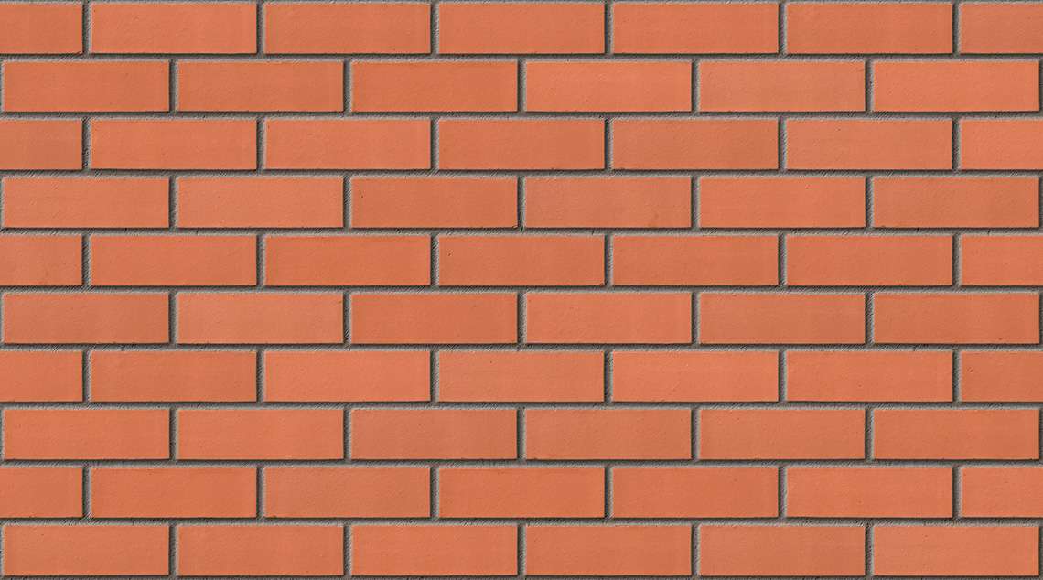 Red Smooth with Mid Grey mortar