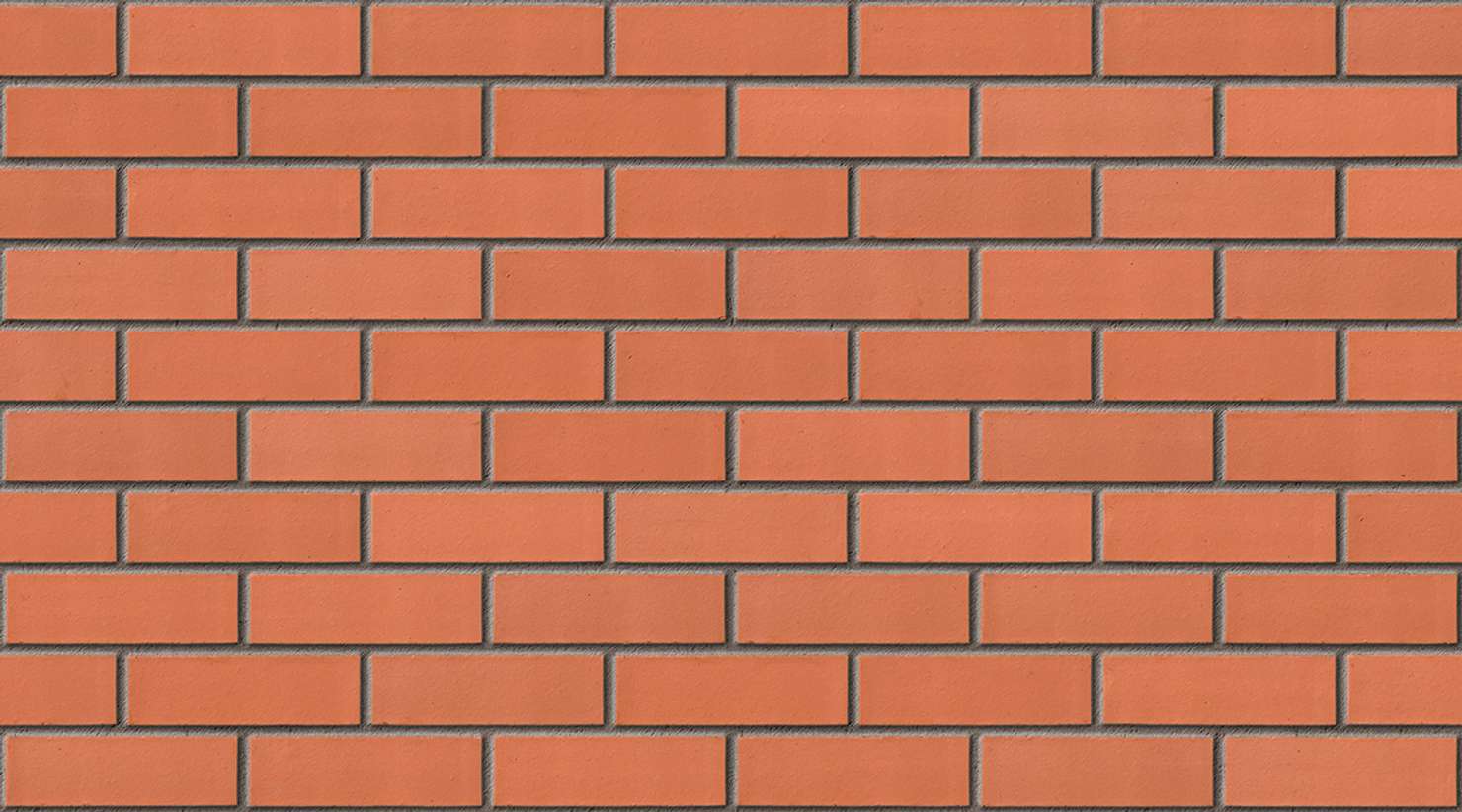 Red Smooth with Mid Grey mortar