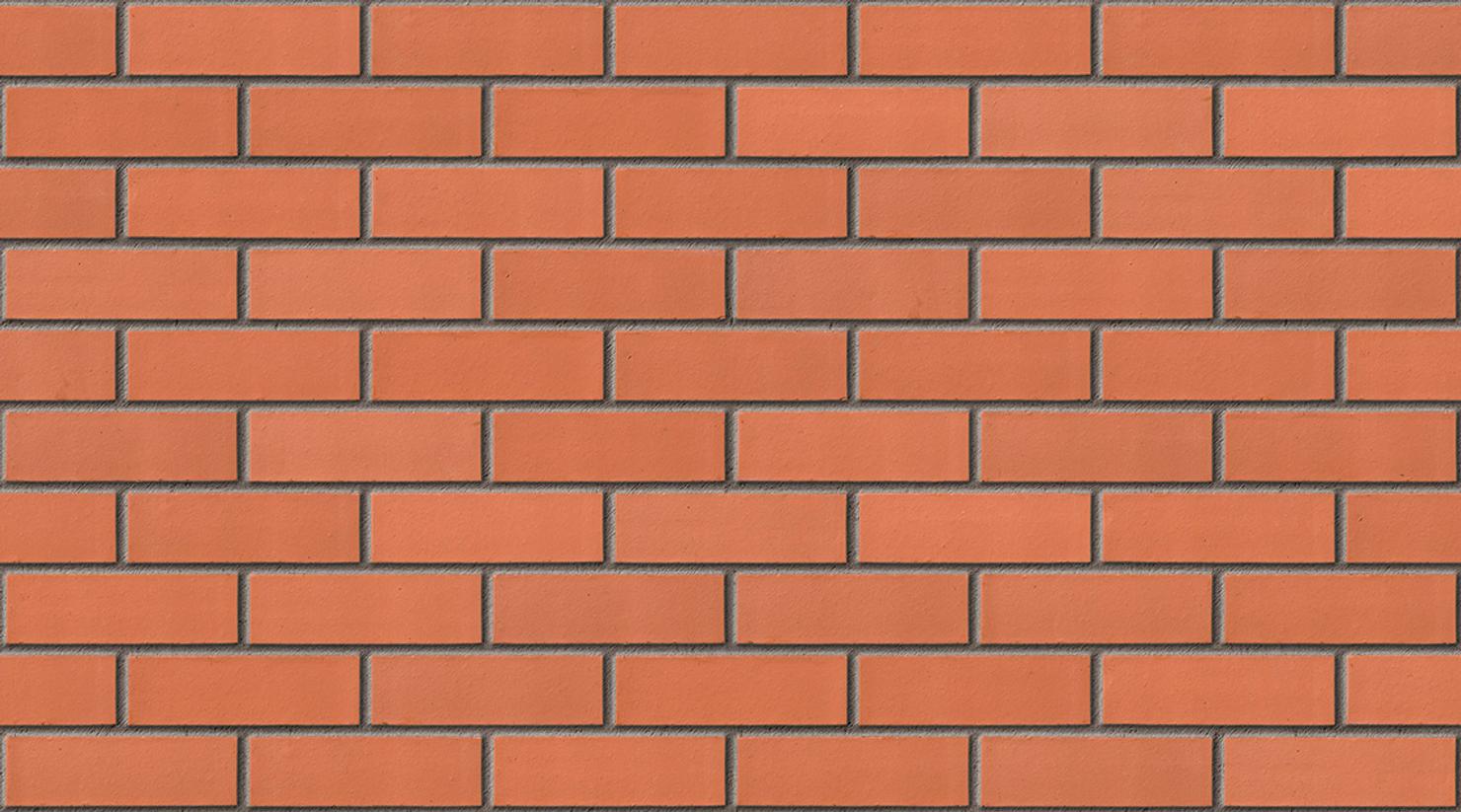 Red Smooth with Mid Grey mortar