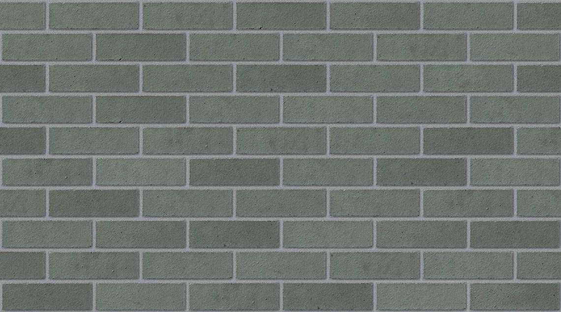 Blue Smooth with Natural mortar