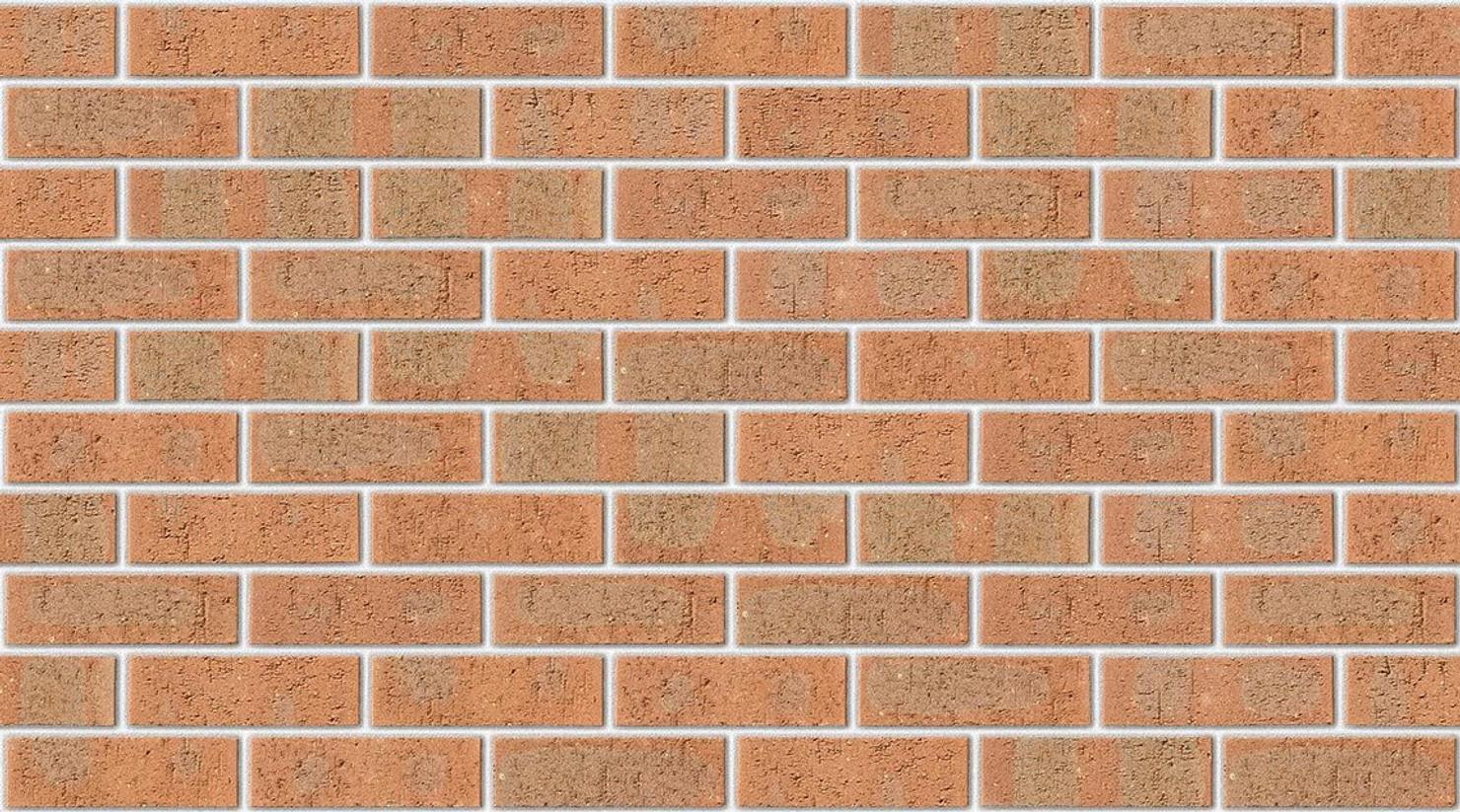 Old English Rose Rustic with White mortar