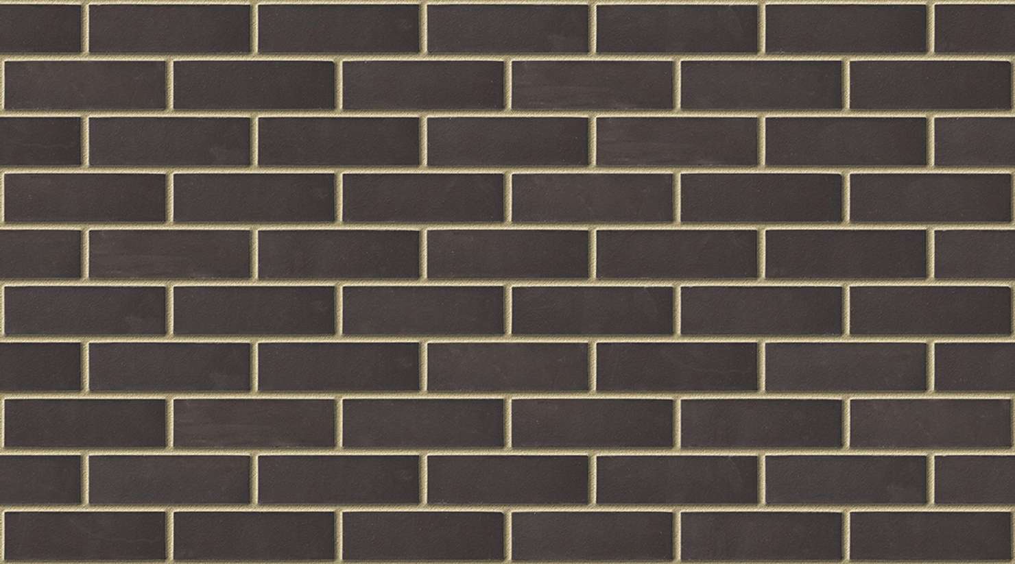 Basalt Black with Buff mortar