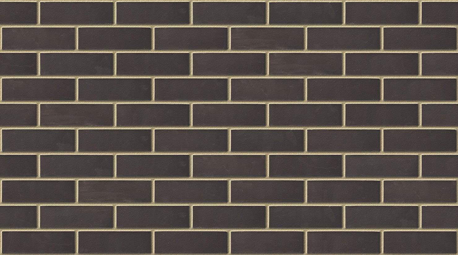 Basalt Black with Buff mortar