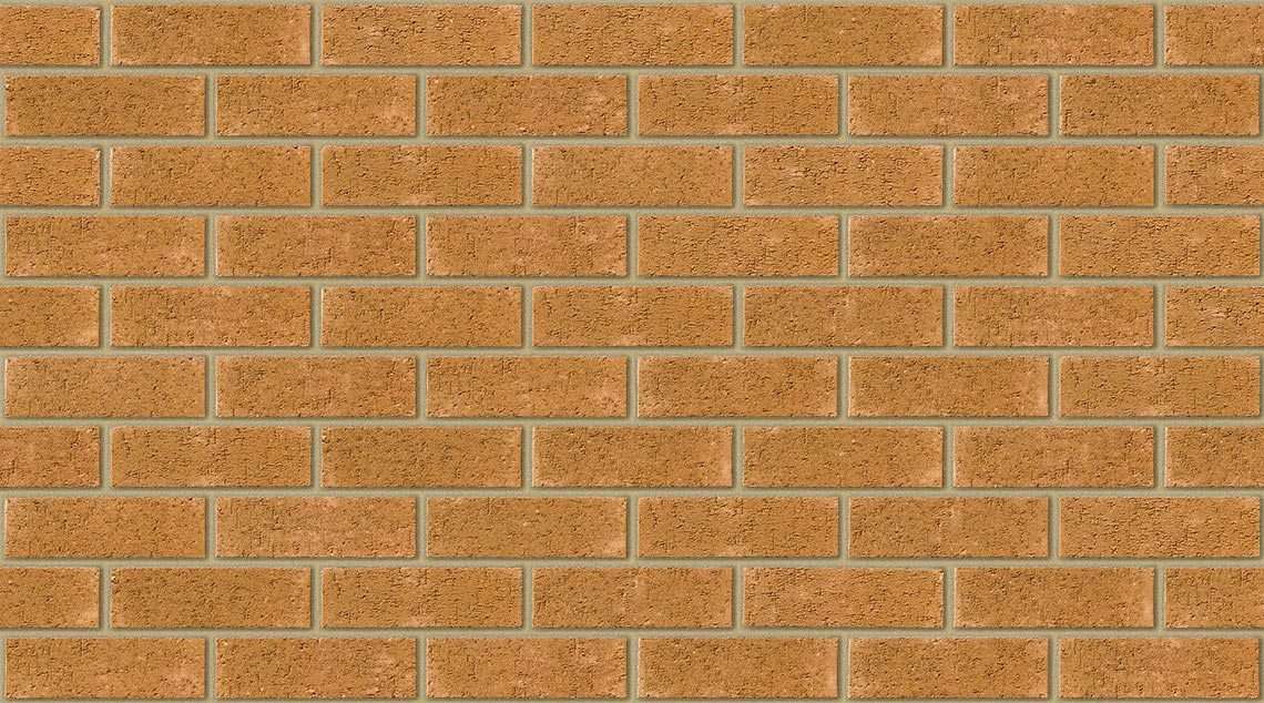 Brown Rustic with Buff mortar