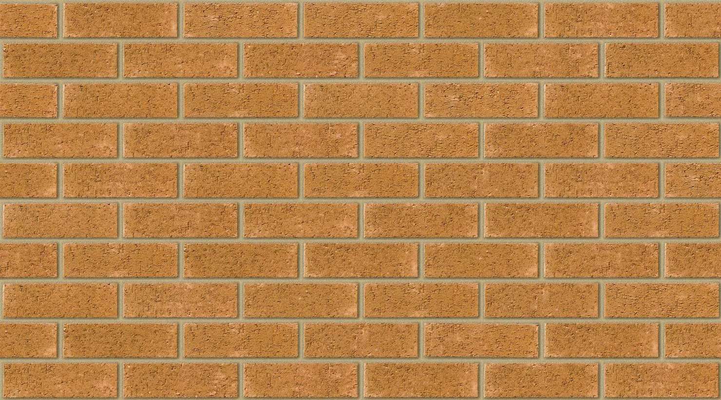 Brown Rustic with Buff mortar