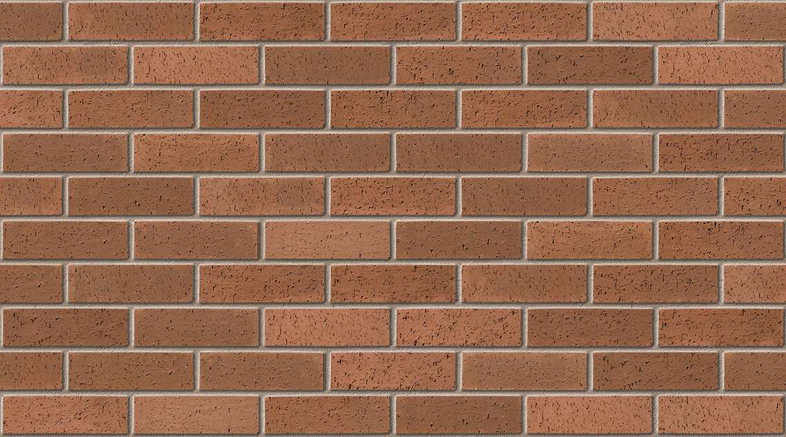Brown Dragface with Natural mortar