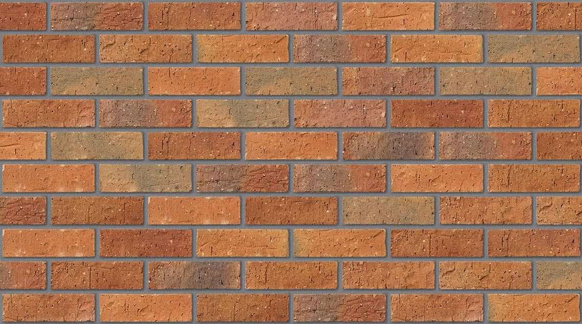 Worcestershire Red Multi with Mid Grey mortar