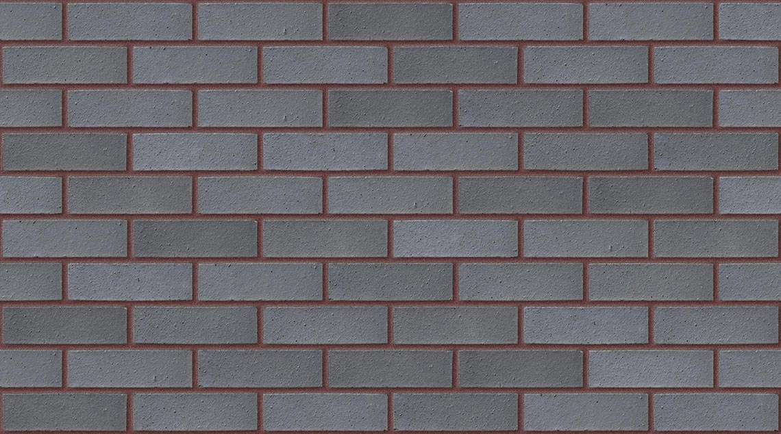 Staffordshire Smooth Blue with Brown Red mortar