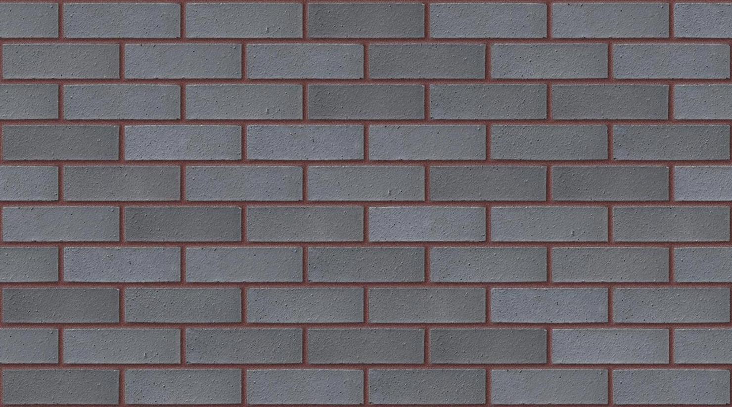 Staffordshire Smooth Blue with Brown Red mortar