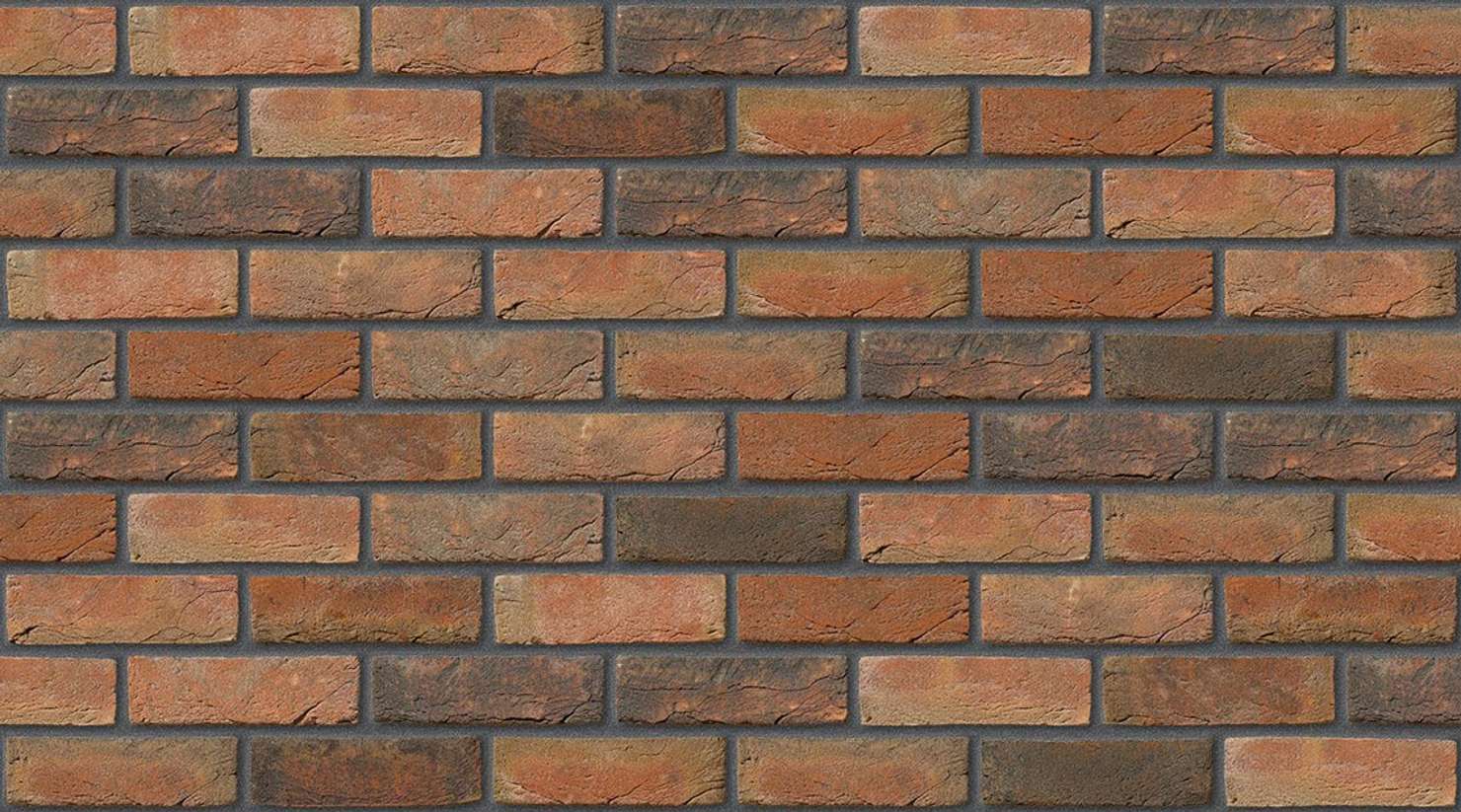 Amberley Red Multi with Dark Grey mortar