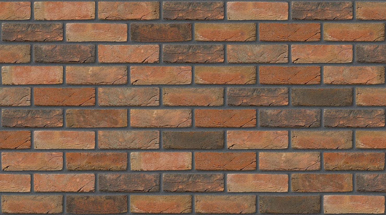 Amberley Red Multi with Dark Grey mortar