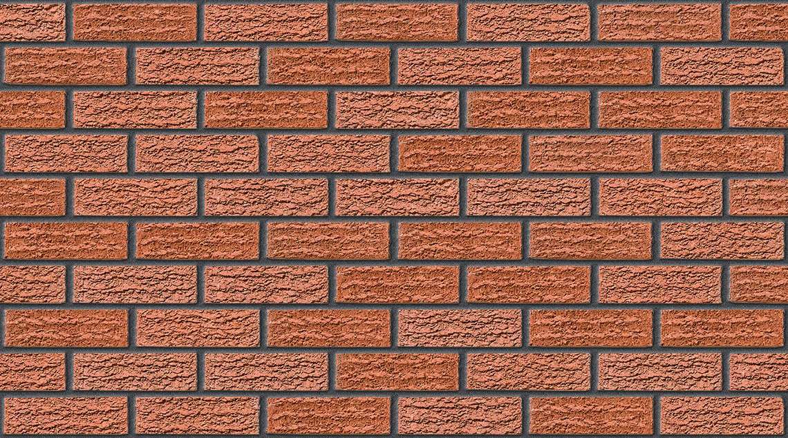Langwith Red with Dark Grey mortar