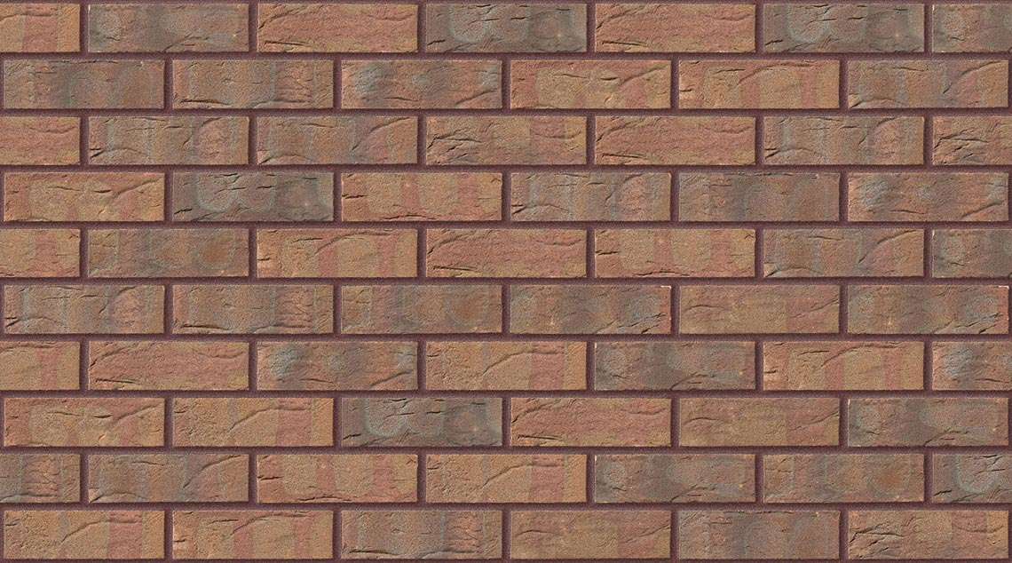 Village Russet Red Mixture with Brown Red mortar