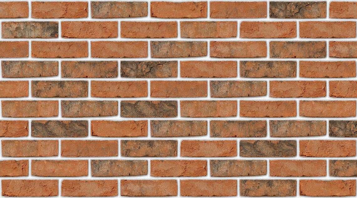 Washington Red Multi with White mortar