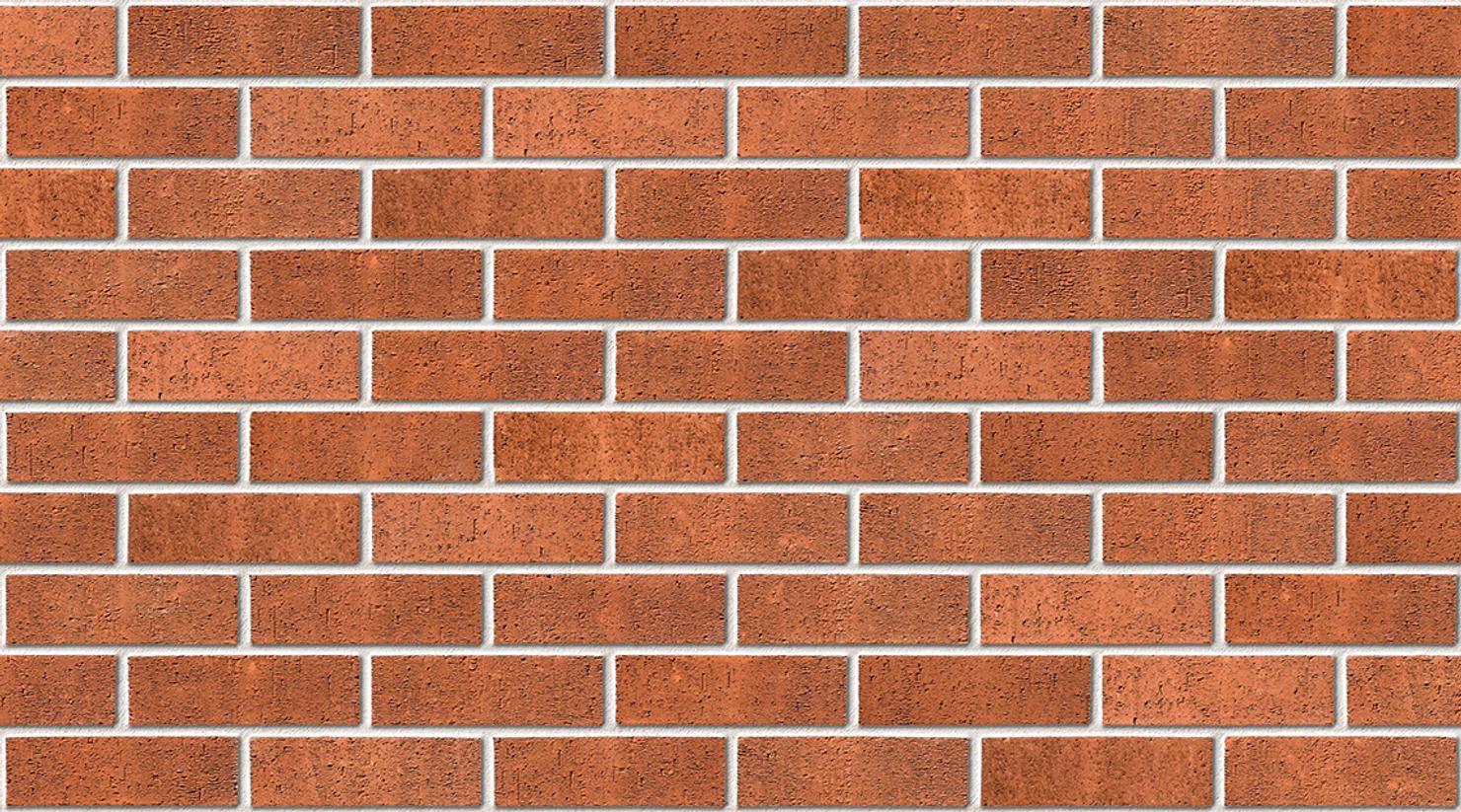 Red Rustic with White mortar