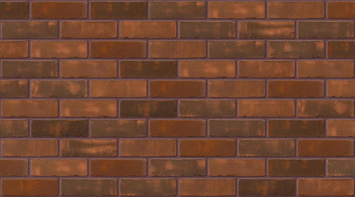 Old English Red with Brown Red mortar