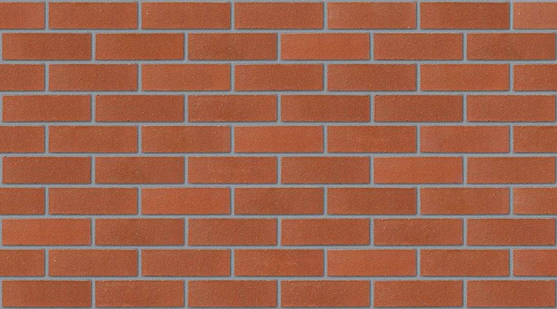 County Red Smooth with Natural mortar