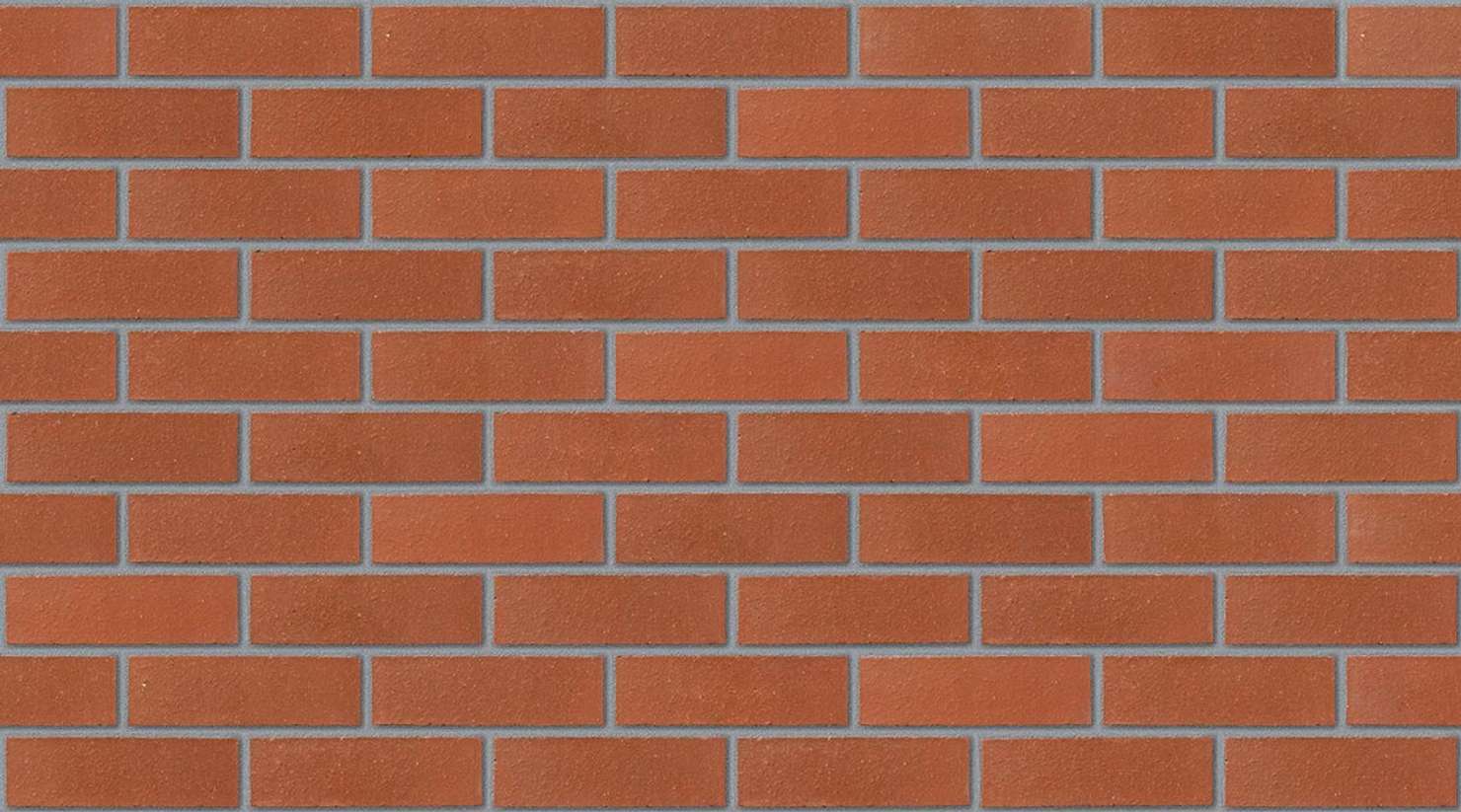 County Red Smooth with Natural mortar