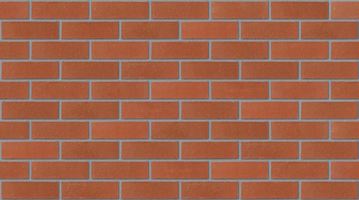 County Red Smooth with Natural mortar