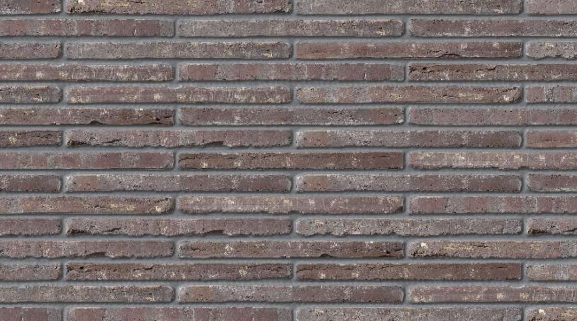 Roman Black Waterstruck with Mid Grey mortar