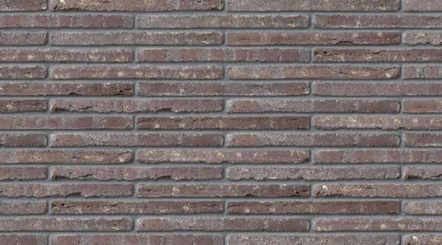 Roman Black Waterstruck with Mid Grey mortar