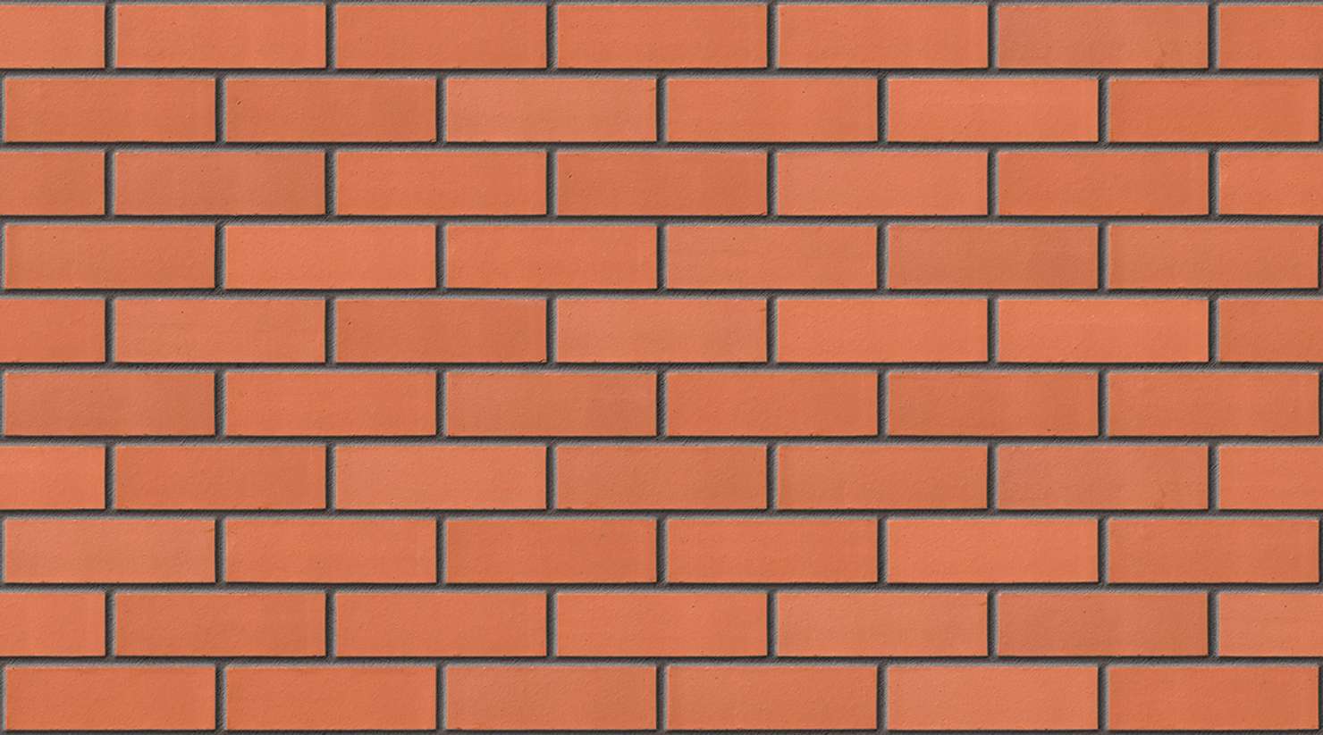 Red Smooth with Dark Grey mortar