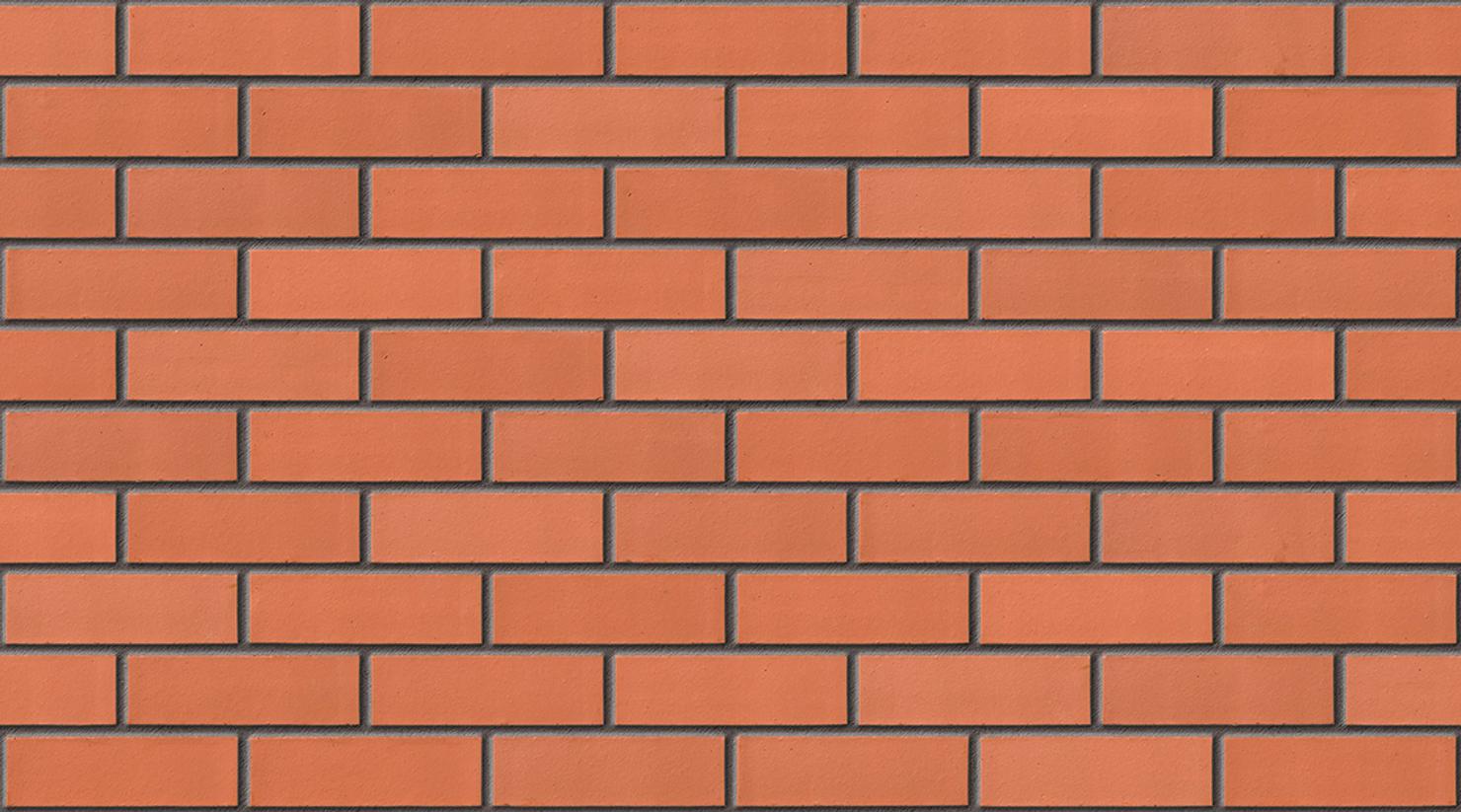 Red Smooth with Dark Grey mortar