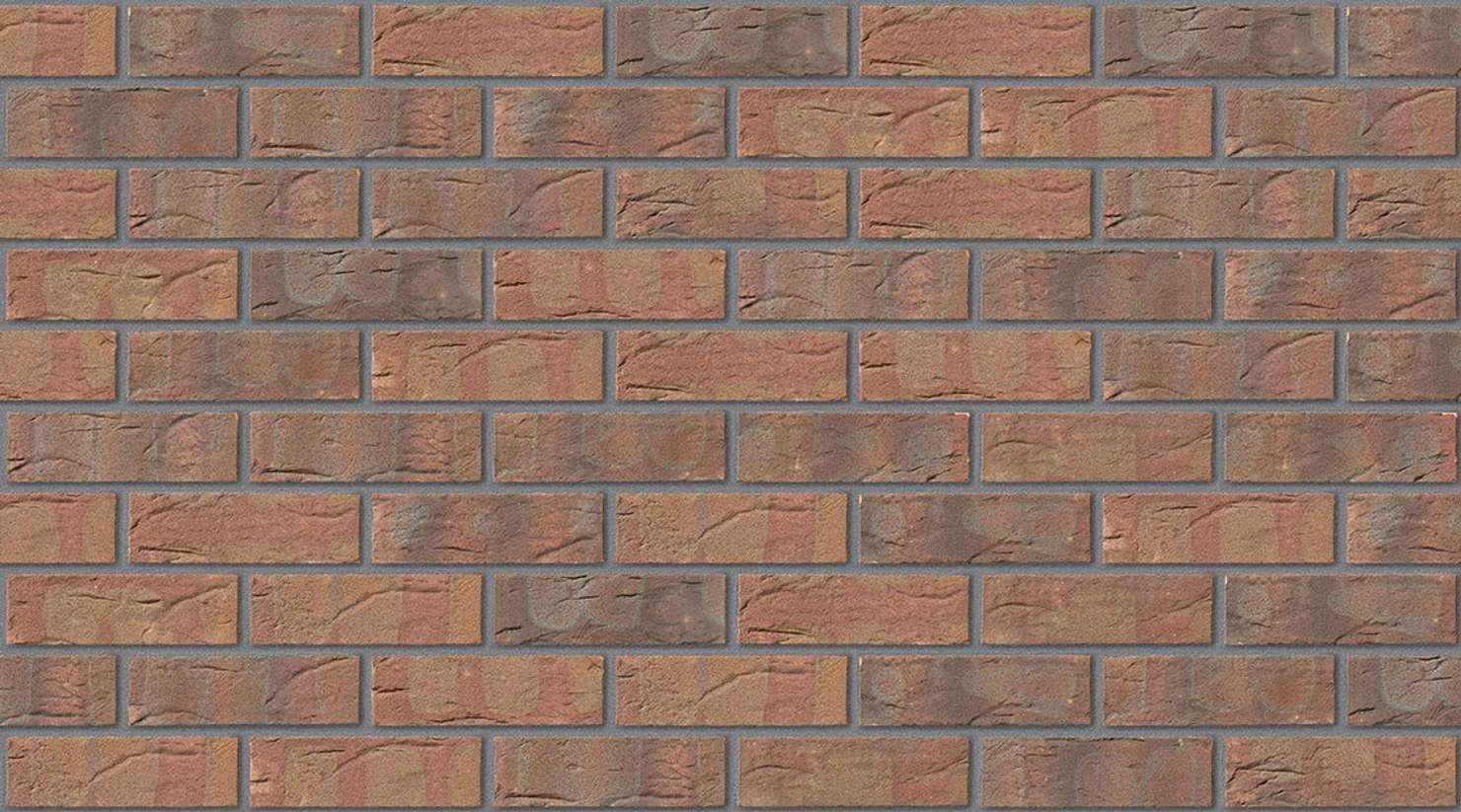 Village Russet Red Mixture with Mid Grey mortar